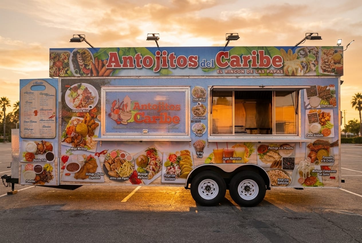 Antojitos Del Caribe — Caribbean / Potatoes food truck at World Food Trucks
