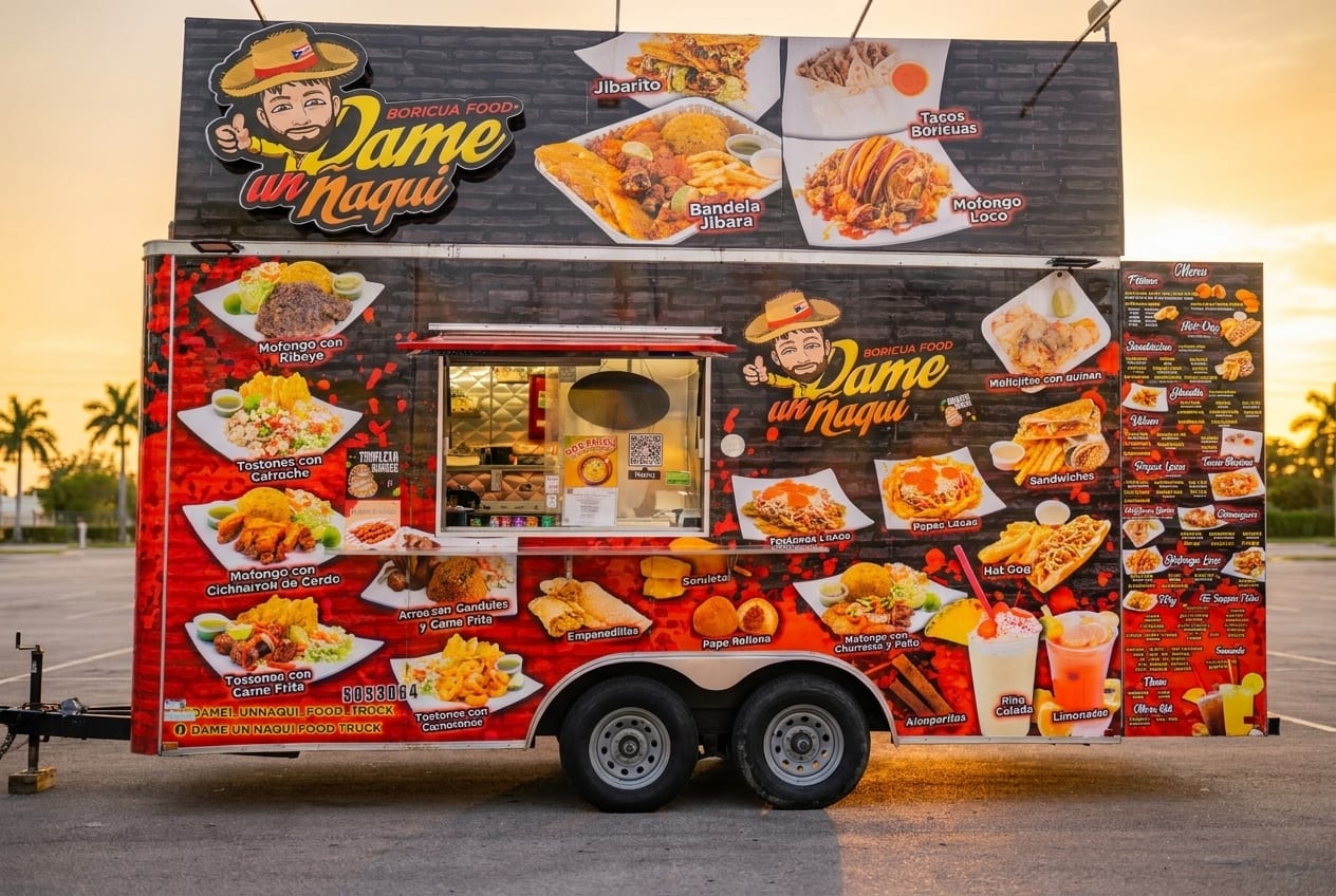 Dame Un Naqui — Puerto Rican food truck at World Food Trucks