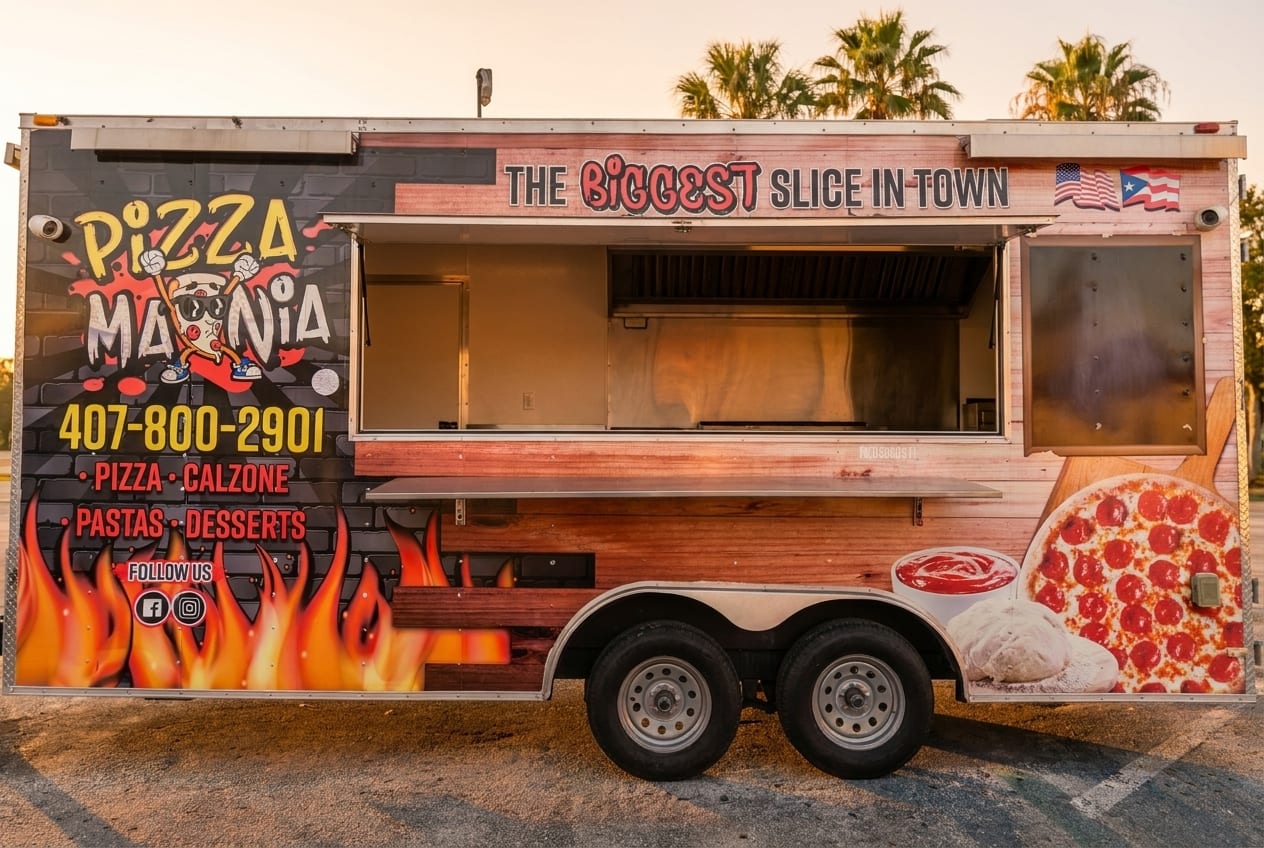 Pizza Mania — Pizza & Pasta food truck at World Food Trucks