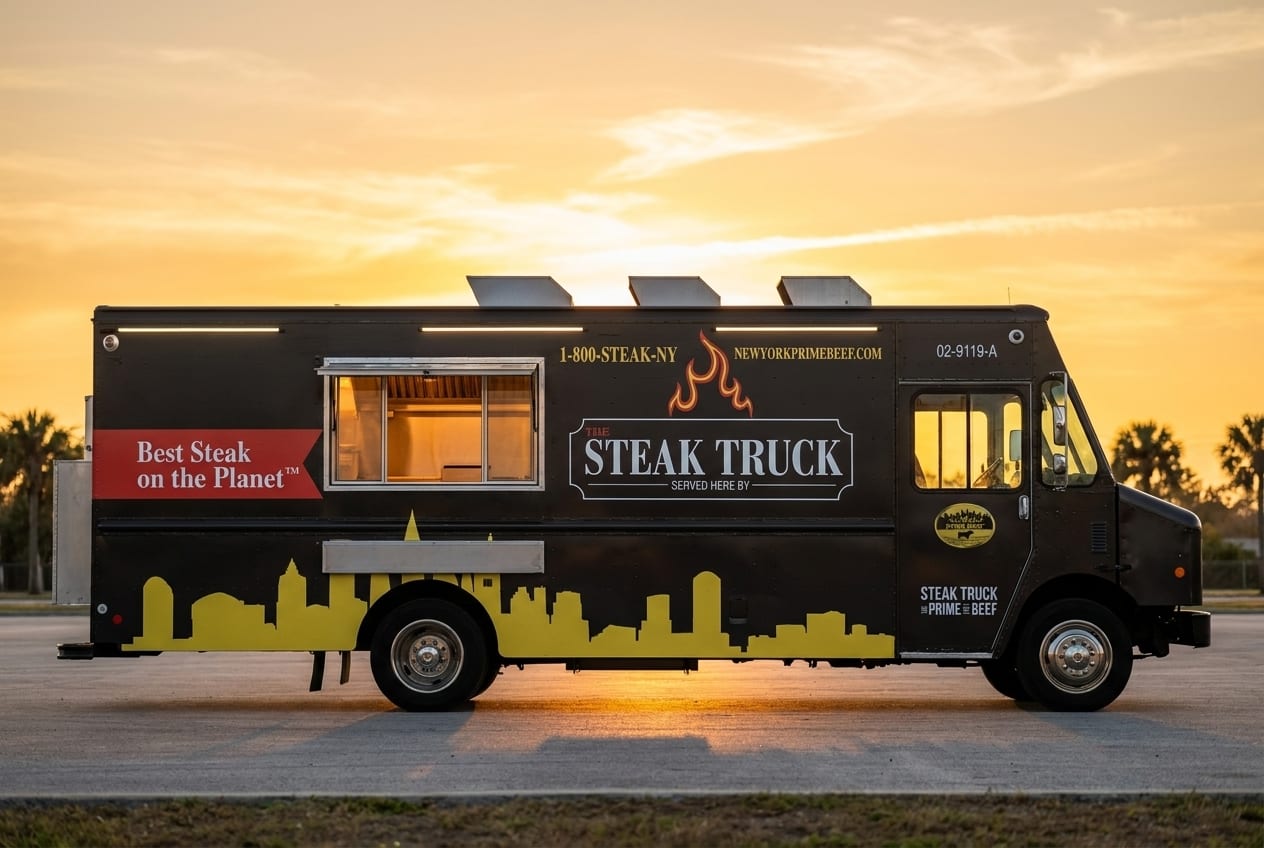 The Steak Truck — By New York Prime Beef food truck at World Food Trucks